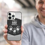 Personalised This Dad Grandpa Belongs To Palm Print TPU Phone Case for iPhone with 1-6 Names Birthday Father's Day Gift for Him