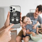 Personalised This Dad Grandpa Belongs To Palm Print TPU Phone Case for iPhone with 1-6 Names Birthday Father's Day Gift for Him