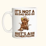 Gepersonaliseerde Beer Papa Bear It's A Father Figure 11oz 15oz Keramische mok met 1-7 Babybeertjes en namen Grappig Vaderdag Verjaardagscadeau voor p