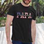 T-shirt Personnalisé 100% Coton Personnalisé avec les Noms des Enfants Cadeau Fête des Pères pour Papa Grand-père