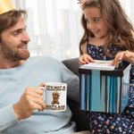 Gepersonaliseerde Beer Papa Bear It's A Father Figure 11oz 15oz Keramische mok met 1-7 Babybeertjes en namen Grappig Vaderdag Verjaardagscadeau voor p