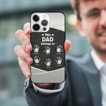 Personalised This Dad Grandpa Belongs To Palm Print TPU Phone Case for iPhone with 1-6 Names Birthday Father's Day Gift for Him