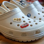 Personalised 3D Player Number Clog Charm Shoe Accessories Birthday Gift for Sport Lover
