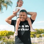T-shirt Personnalisé 100% Coton Personnalisé avec les Noms des Enfants Cadeau Fête des Pères pour Papa Grand-père