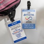 Tarjeta de Alerta Médica de Contacto de Emergencia para Autismo Personalizada con Nombre y Número Regalo de Viaje de Vuelta al Cole para Niño