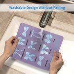 Personalized Coquette Bow Blessed Words of Bible Multiple Sizes Non-Slip Mouse Pad with Text Birthday Religious Gift for Her