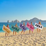 Toalla de playa personalizada súper absorbente de secado rápido en varios colores con margarita y nombre regalo de vacaciones fiesta para ella