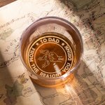 Personalisiertes Faustgruß 295ml Whisky Glas mit 1-8 Kinder Namen Fist Bump Laser Gravur Vatertag Geburtstag Geschenk für Herren