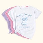 T-shirt 100% Coton Personnalisé avec Texte Cadeau d'Enterrement de Vie de Jeune Fille pour Elle