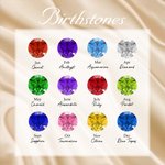 Personalized Hollow Hairdresser Birth Flower Necklace with Birthstone Minimalist Jewellery Birthday Appreciation Gift for Stylists Hairdressing Lovers