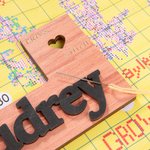 Personalized 2 in 1 Wooden Cross Stitch Line Marker and Magnetic Needle Holder with Name Birthday Mother's Day Gift for Cross Stitch Lover
