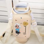 Portabotellas de agua de mariposa personalizado con bolsa extraíble para vaso Stanley de 40 oz Regalo de cumpleaños para la mejor madre