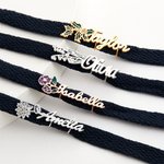 Coppia personalizzata di lacci in acciaio inox acquerello nascita fiore fibbie per scarpe con nome regalo di compleanno per lei