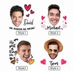 Tatouages Temporaires Résistants à l'Eau Lot de 15 Personnalisés pour Fête Bachelorette Anniversaire