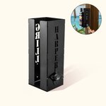 Portabotellas metálico con abrebotellas y texto Bar Club Accesorio para fiesta de boda Regalo del Día del Padre para los amantes de la cerveza