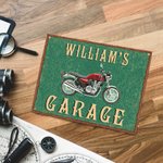 Henkilökohtainen Retro Car Photo Metal merkki teksti Garage Workshop koristelu Isänpäivä lahja auton ystäville