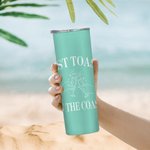 Gobelet 600ml Personnalisé avec Nom Tumbler avec Paille et Brosse Cadeau de Mariage de Plage pour Demoiselle d'Honneur