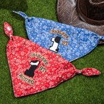 Personalizado 1er Cumpleaños Rodeo Cowboy Baby Burlap Bandana Bib with Name Baby Shower Birthday Party Gift for Baby