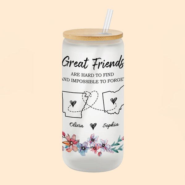 Vaso de vidrio esmerilado con nombre y texto para inauguración de casa Regalo de graduación para un amigo