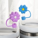 Spersonalizowana wodoodporna torba na butelkę wody Birth Flower Carrier Bag na 40 uncji Stanley z regulowanym paskiem i darmową słomianą nakładką na prezent urodzinowy dla niej