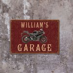 Henkilökohtainen Retro Car Photo Metal merkki teksti Garage Workshop koristelu Isänpäivä lahja auton ystäville