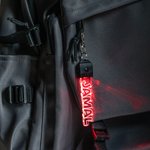 Portachiavi a LED personalizzato in acrilico con nome e 7 modalità di illuminazione Regalo di compleanno per amici