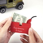 Personalized Wooden Gas Can Gift Card Money Holder with Name Father's Day Birthday Gift for Him
