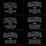 Personalized Dad Papa Daddy Grandpa Soft 100% Cotton Crew Socks with 1-12 Kid's Name and Year Father's Day Birthday Gift for Men