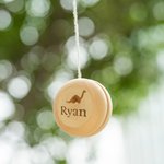 Personalised Retro Wooden Yoyo with Engraved Pattern and Name Educational Toy Children's Day Birthday Gift for Kid Yoyo Lover