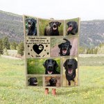 Personalised Snuggle This Blanket And Think Of Me Pet 8 Photos Soft Blanket with Name Birthday Memorial Gift for Pet Lover