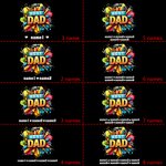 Personalized Best Dad Repair Tool Design 100% Cotton T-shirt with 1-8 Kid Names Father's Day Birthday Gift for Dad Grandpa