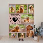 Personalised Snuggle This Blanket And Think Of Me Pet 8 Photos Soft Blanket with Name Birthday Memorial Gift for Pet Lover