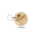 Personalised Retro Wooden Yoyo with Engraved Pattern and Name Educational Toy Children's Day Birthday Gift for Kid Yoyo Lover