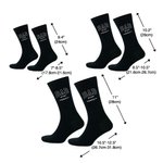 Personalized Dad Papa Daddy Grandpa Soft 100% Cotton Crew Socks with 1-12 Kid's Name and Year Father's Day Birthday Gift for Men