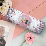 Personalisierte Blume Schmetterling 20oz gerade Skinny Becher mit Namen und Stroh Geburtstag Brautjungfer Geschenk für Frauen