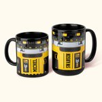 Mug Gobelet Personnalisé avec Nom Motif Outil Électrique Cadeau d'Anniversaire Fête des Pères pour Machiniste Mécanicien Réparateur Homme