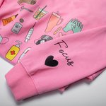 Personalized Multicolor Medical Instrument Pattern Design T-Shirt Sweatshirt with Text Nurse Graduation Birthday Gift for Nurse Doctor