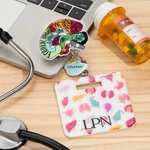 Personalisierte Anatomische Herz Gehirn Lunge Einziehbare Badge Reel mit Namen Charm und Badge Buddy Geschenk für Krankenschwester Arzt Medizinstudent