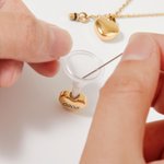 Personalizado grabado doble corazón cenizas urna colgante collar con nombre cremación funeral joyería recuerdo conmemorativo regalo para las mujeres