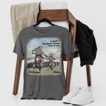 Personalized Motorcycle Helmet Father and Kid 100% Cotton T-shirt with Name Father's Day Gift for Dad Kid