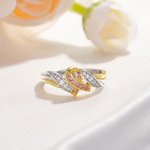 Personlig Jeg er nok til å bekjempe kreft Ring med rosa bånd gravert tekst og kort Brystkreftbevissthet Oppmuntringsgave til kvinner
