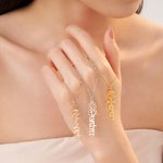 Personalisierte zierliche hebräischen Namen Halskette mit Geburt Blume Geburtstag jüdische Bat Mitzvah Geschenk für Frauen