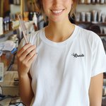 Personalized Hairdresser Elements Embroidery T-shirt Zip Up Hoodie with Initial or Name Gift for Stylists Hairdressing Lovers