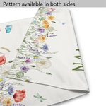 Personalisierte Frühling Blume Schmetterling Garten Flagge mit Text Hof Veranda Dekoration Urlaub Geschenk für Mama Oma Gartenarbeit Liebhaber