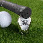 Personalized Stainless Steel Monogram Magnetic Divot Repair Tool Ball Marker Set Hat Clip with Case Father’s Day Birthday Gift for Golf Lover