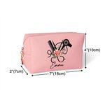 Trousse de toilette personnalisée en cuir PU avec nom pour coiffeur Cadeau d'anniversaire pour coiffeur