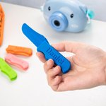 Personalised 3D Print Multicolour Folded Kid Play Knife with Name Enlightenment Fidget Toy Children's Day Birthday Gift for Boys Girls