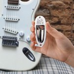 Personalised Oval Guitar Jack Socket Plate with Engraved Letters and 2 Screws Musical Instrument Accessory Gift for Guitar Lovers