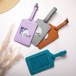 Gepersonaliseerd golfthema aquarel geboortebloem lederen paspoorthouder bagagelabelset met naam reisaccessoires verjaardagscadeau voor golfliefhebbers