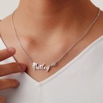 Personalisierte Western Cowboy Stil Birthstone Halskette mit Namen Jahrestag Geburtstag Geschenk für sie